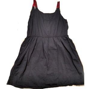 Women's Sleeveless Skater Dress with Pockets Sz Lg